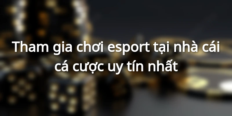 Tham gia chơi esport tại nhà cái cá cược uy tín nhất