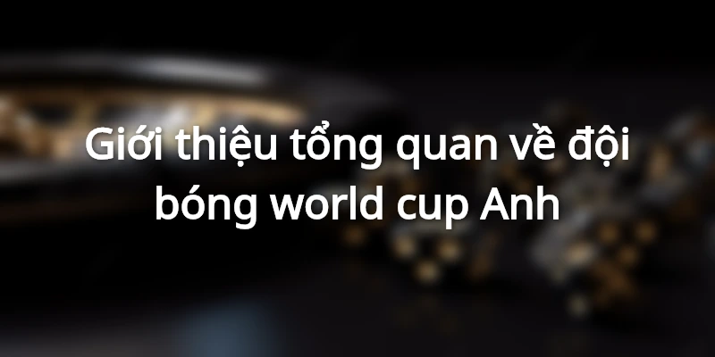 Giới thiệu tổng quan về đội bóng world cup anh